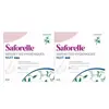 Saforelle Protections Serviettes Hygiéniques en Coton BIO Nuit - Lot de 2 x 10 protections