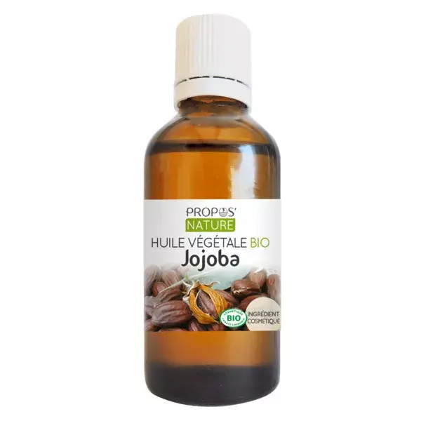 Propos'Nature Organic Jojoba Vegetable Oil Glass Bottle 50ml