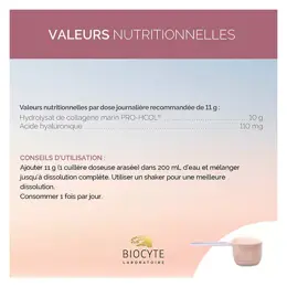 Biocyte Collagen Max Marin Collagène Marin 10g Acide Hyaluronique Anti-Age220g