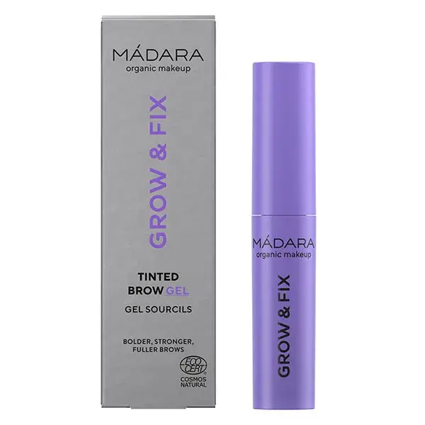 Madara Cosmetics GROW & FIX Gel teinté pour sourcils #3 FROSTY TAUPE 4.25ml