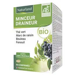 Naturland Complexe Minceur Drainage Bio 90 comprimés