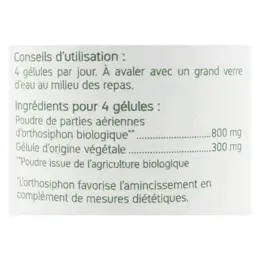 Nat & Form Bio Orthosiphon 200 gélules végétales