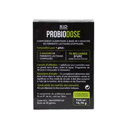 SID Nutrition Santé Tonique Probiodose 30 gélules