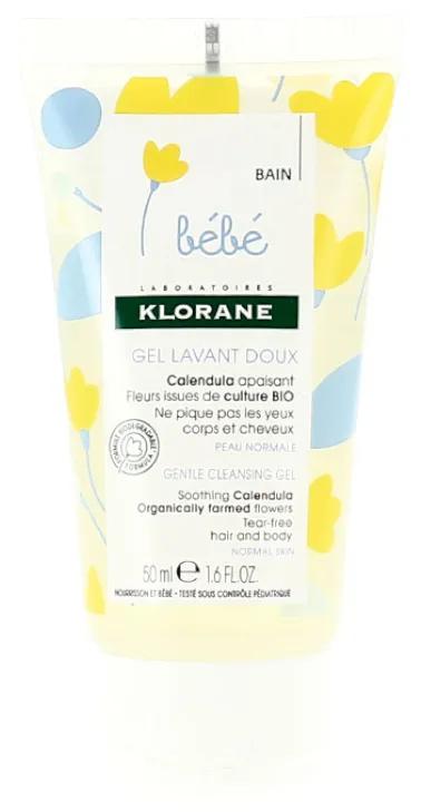 Klorane Baby Zachte Wasgel 50 ml