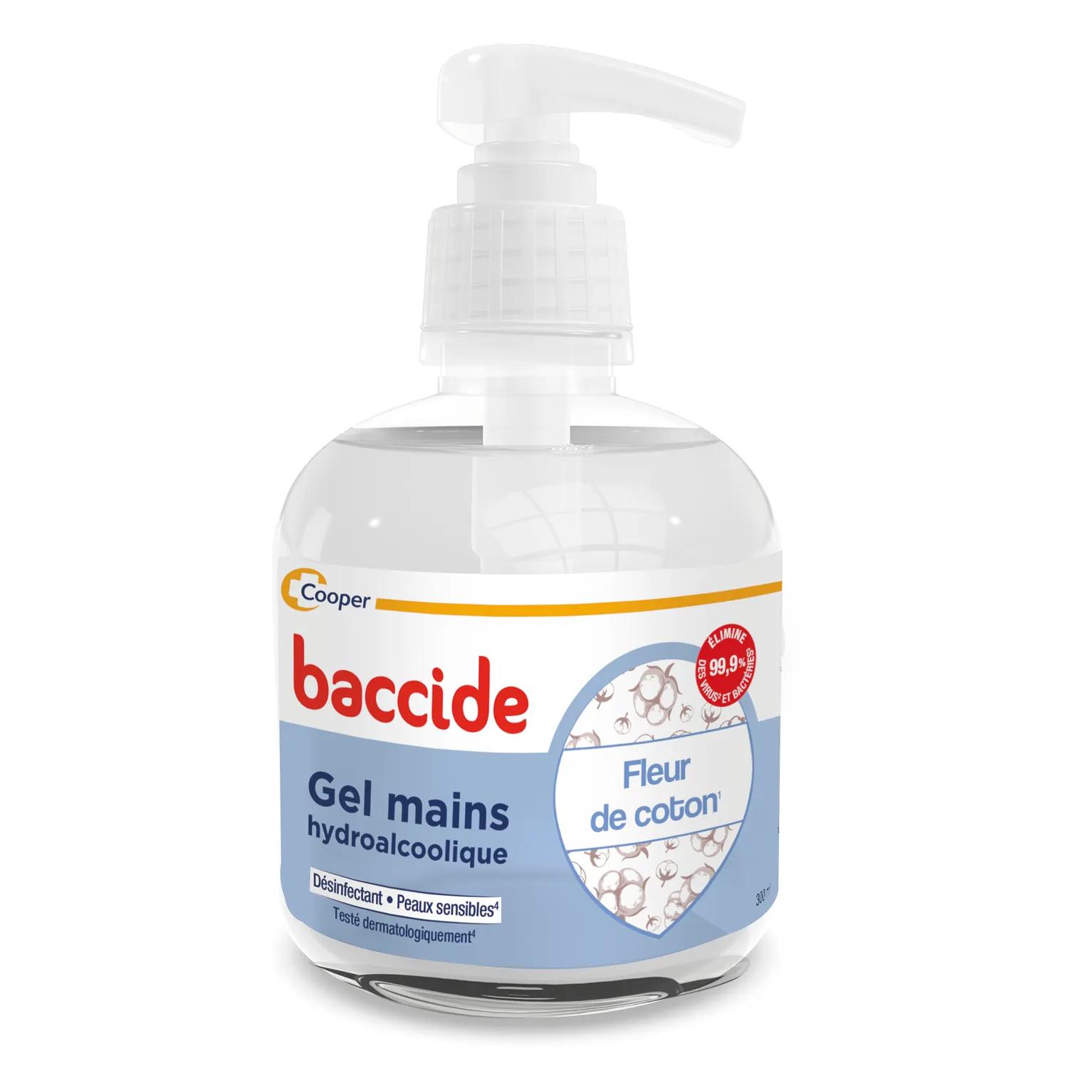 Baccide Gel hydroalcoolique Parfum Fleur de coton(1) Peaux Sensibles 300ml
