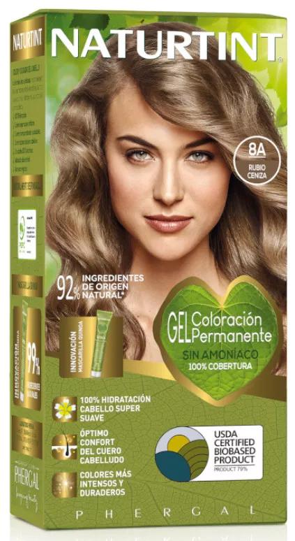 Naturtint Biobased Tinte 8A - Rubio Ceniza 170 ml