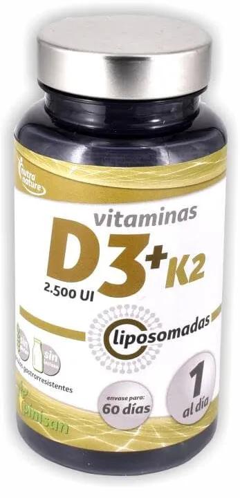 Pinisan Vit. D3+K2 Liposomada 60 Gélules