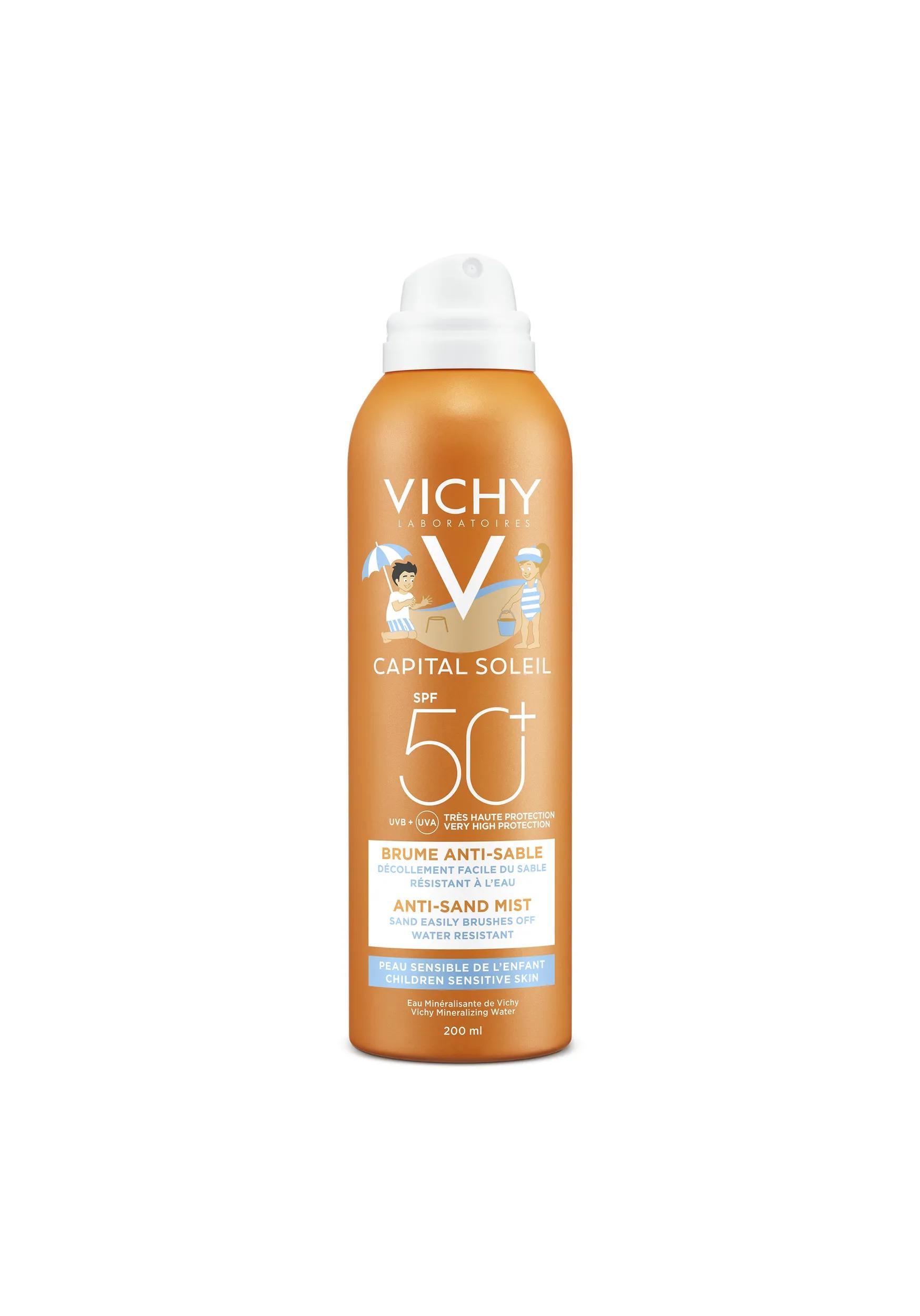 Vichy Capital Soleil Spray Anti-Sabbia per bambini SPF 50 200 ml