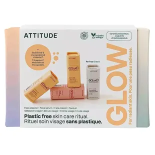 Set regalo Attitude Oceanly Phyto-Glow Mini (4 x 8,5 g) con olio viso in omaggio
