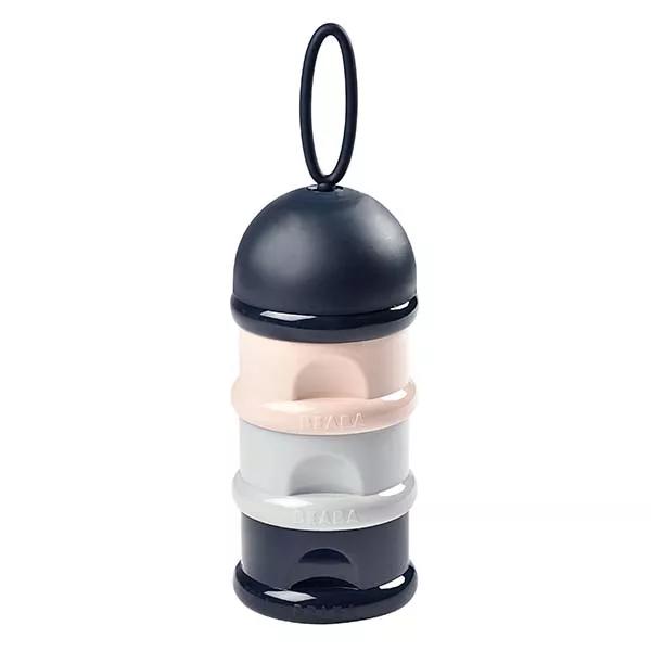 Béaba Biberonnerie Contenitori Impilabili per Latte Rosa Nero