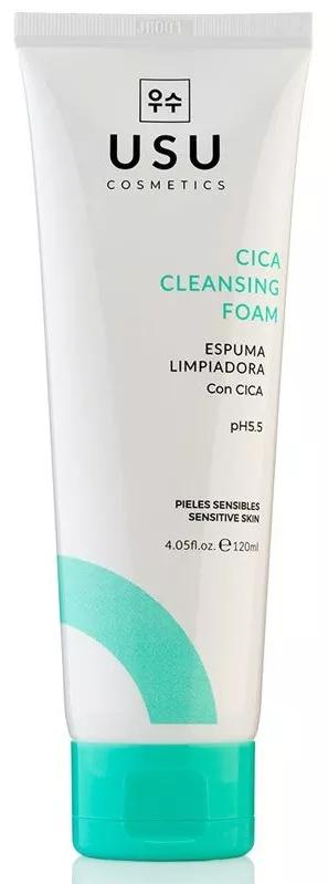 USU Cosmetics Espuma De Limpeza com Cica pH 55 120ml
