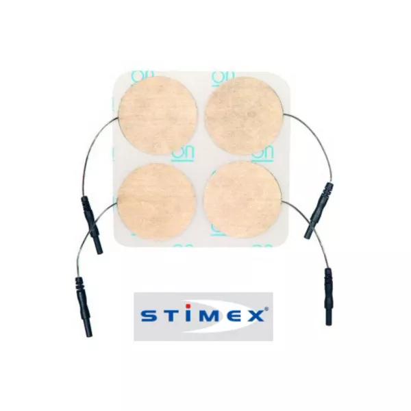 Électrodes de neurostimulation STIMEX - Rondes - 2 paires - 50 mm