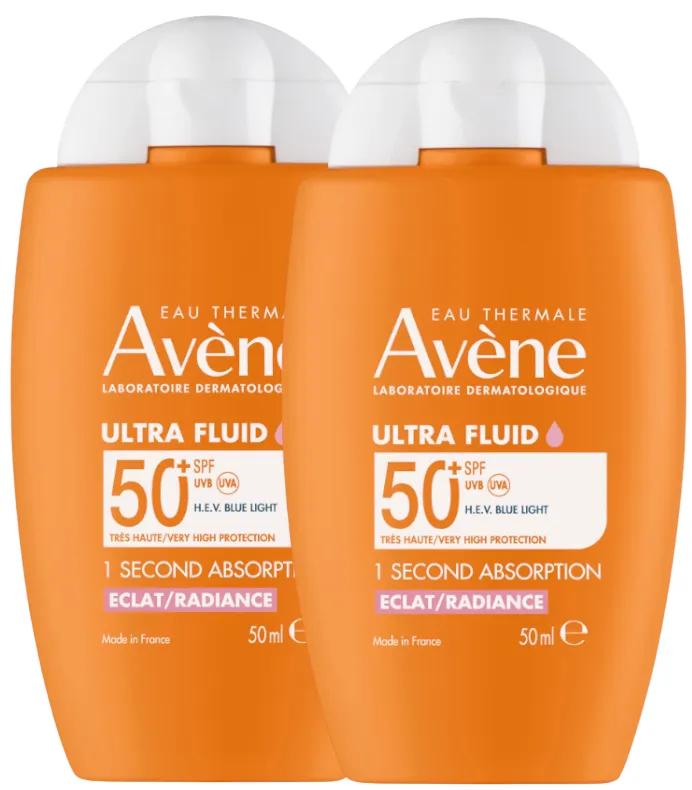 Avène Ultra Fluid Radiance SPF50+ 2x50 ml