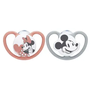 Nuk Ciuccio Space Silicone +0m Minnie Lotto di 2