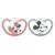 Nuk Ciuccio Space Silicone +0m Minnie Lotto di 2