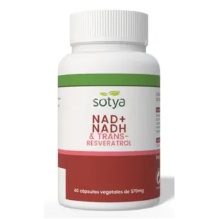 Sotya NAD+ &amp; Trans-Resveratrol 570Mg 60 Capsules