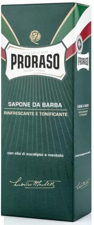 Proraso Rasiercreme mit Eukalyptus und Menthol, Tube 500 ml