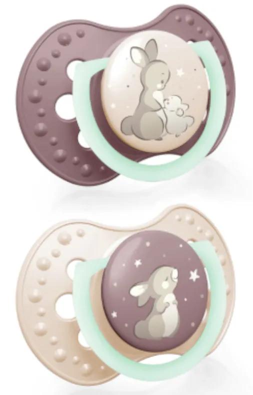 Lovi Dynamic Schnuller Night&Day Pink 0-3m 2 Einheiten