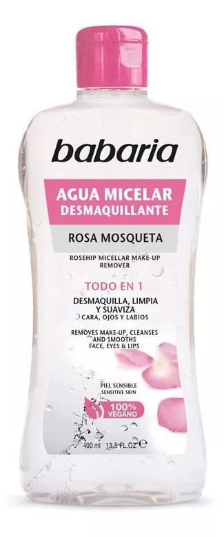 Babaria Eau Micellaire Démaquillante Rose Musquée 400ml