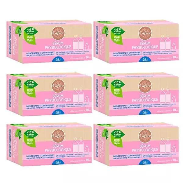 Gifrer Siero Fisiologico 10ml 24 monodosi Lotto di 6