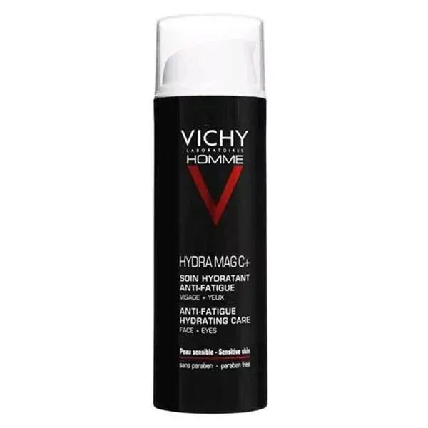 Vichy Homme Soin Visage et Yeux Anti Fatigue Hydra Mag C+ 50ml