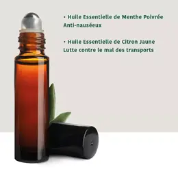 Santarome Bio Roll-On Mal des Transports Bio Huiles Essentielles 10 ml