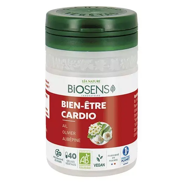 Biosens Cardio Bien-Etre Bio 40 gélules végétales