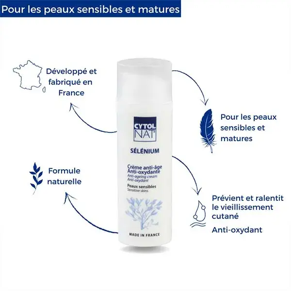 Cytolnat Sélénium - Crème anti-âge anti-oxydante