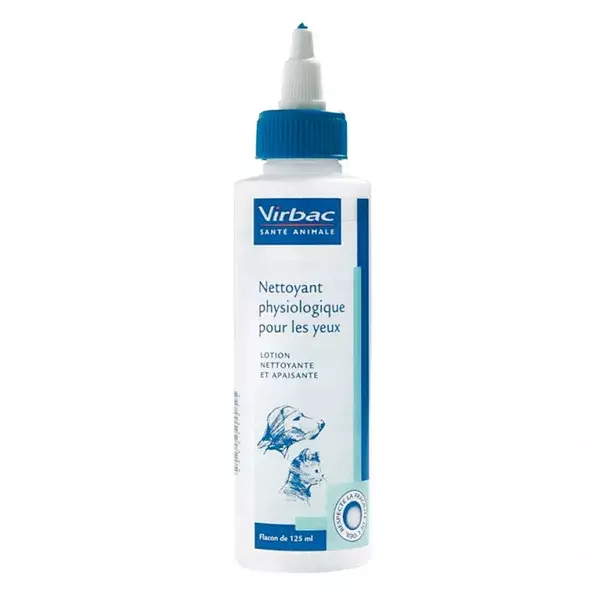 Virbac Nettoyant Physiologique Yeux 125ml
