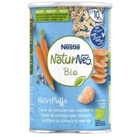 Naturnes Nutripuffs Snack de Cereais com Cenoura  BIO 5 Porções