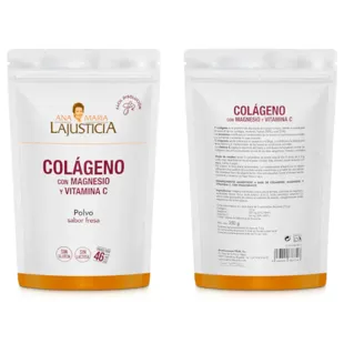 Ana Maria Lajusticia Collagène avec Magnésium et Vitamine C Saveur Fraise 350 gr 