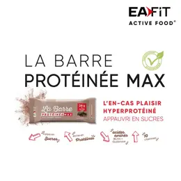 Eafit La Barre Protéinée Max Chocolat Intense 60g