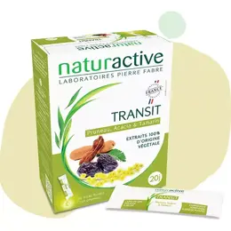 Naturactive Transit Stick Fluide Goût Pruneau 20 sticks