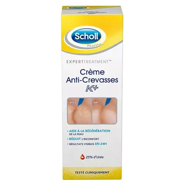 Scholl Expert Treatment Crème Réparatrice Anti-Crevasses K+ 60ml