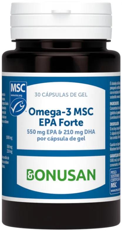 Bonusan Oméga-3 MSC EPA Forte 30 Gélules