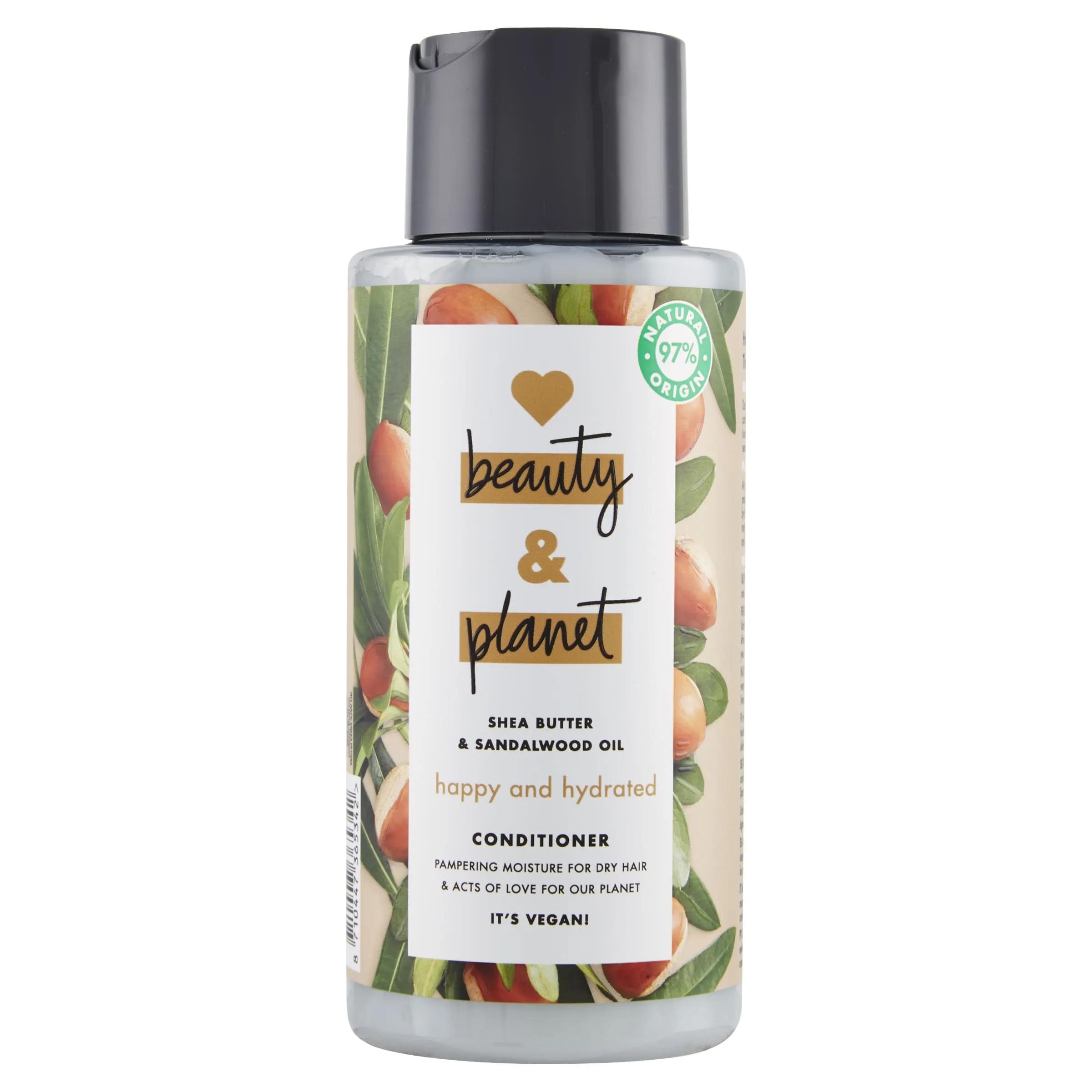 Love Beauty and Planet Burro di Karitè e Olio di Legno di Sandalo Balsamo Idratante Per Capelli 400 ml