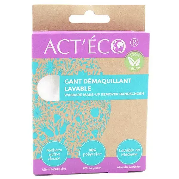 Act'Éco Washable Make-up Remover Glove