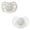 Suavinex Lot de 2 Sucettes Phosphorescentes SxPro 6/18 mois Night&Day Elephant