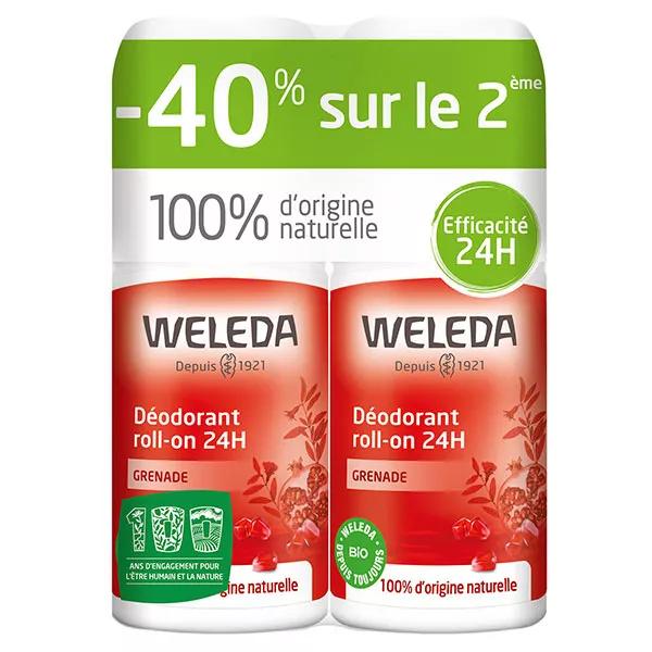 Weleda Desodorante Granada 24h Roll-on Lote de 2x50ml