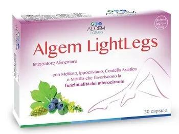 Algem Lightlegs Integratore per Gambe Pesanti 30 Capsule