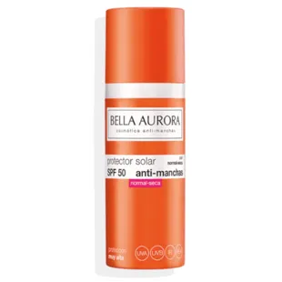 Bella aurora anti-smet zonnevloeistof voor de normale droge huid SPF50 + 50ml