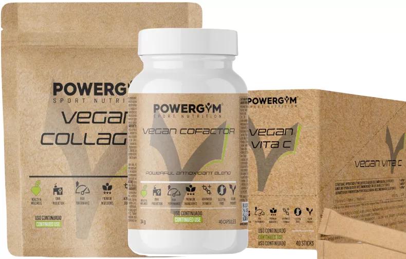 POWERGYM Veganer Cofaktor + Kollagen + Vita C