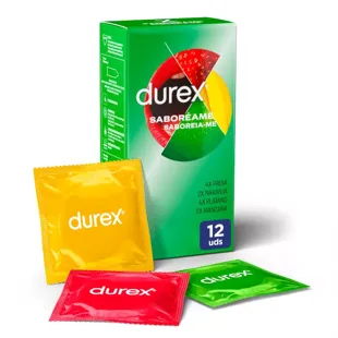 Durex Pleasurefruits Saboréame 12 Preservativos