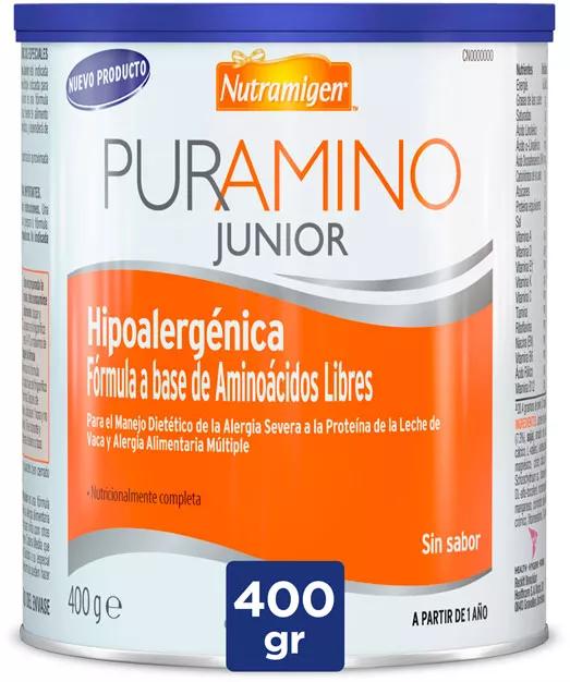 Nutramigen Puramino Junior Fórmula Hipoalergénica +12m 400 gr