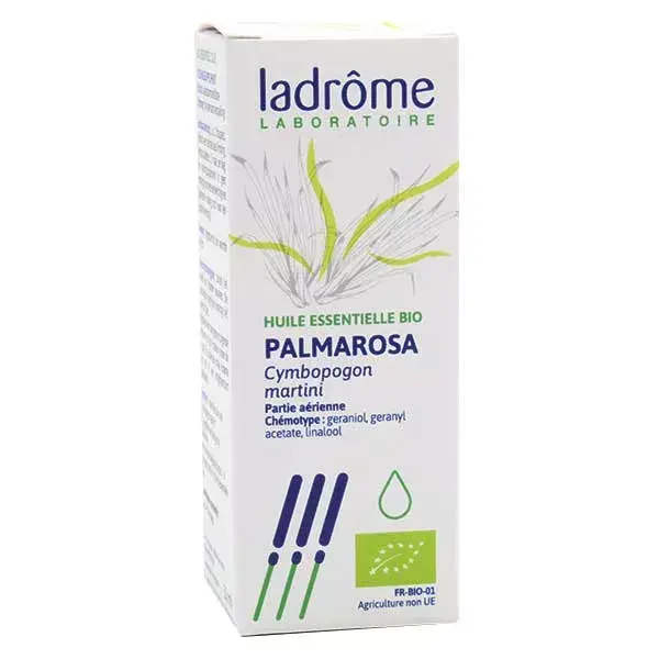 Ladrome oil essential organic Palmarosa 10ml