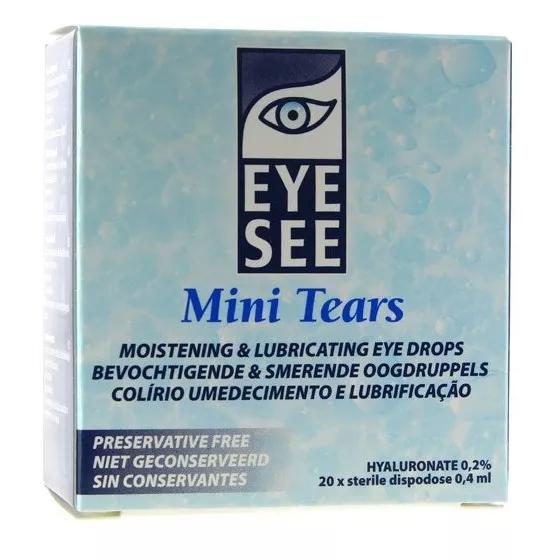 Mini Tears Eye See 20 oogdruppels van 0,4 ml voor eenmalig gebruik