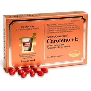 Pharma Nord ActiveComplex Carotene + E 60 Capsules