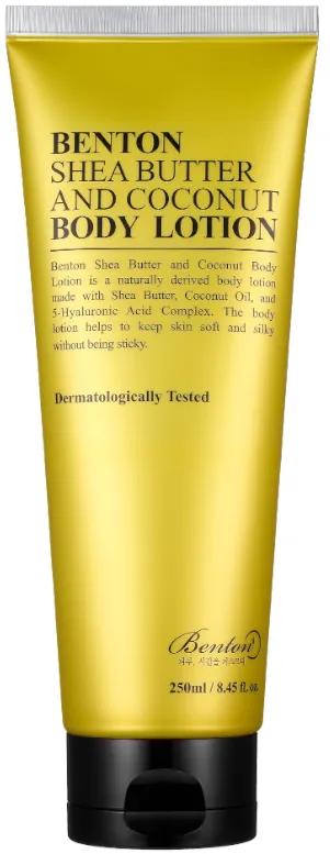 Benton Sheabutter und Kokosnuss-Körperlotion 250 ml