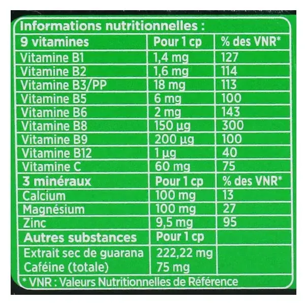 Berocca Boost Vitamines Caféine et Guarana 30 comprimés effervescents