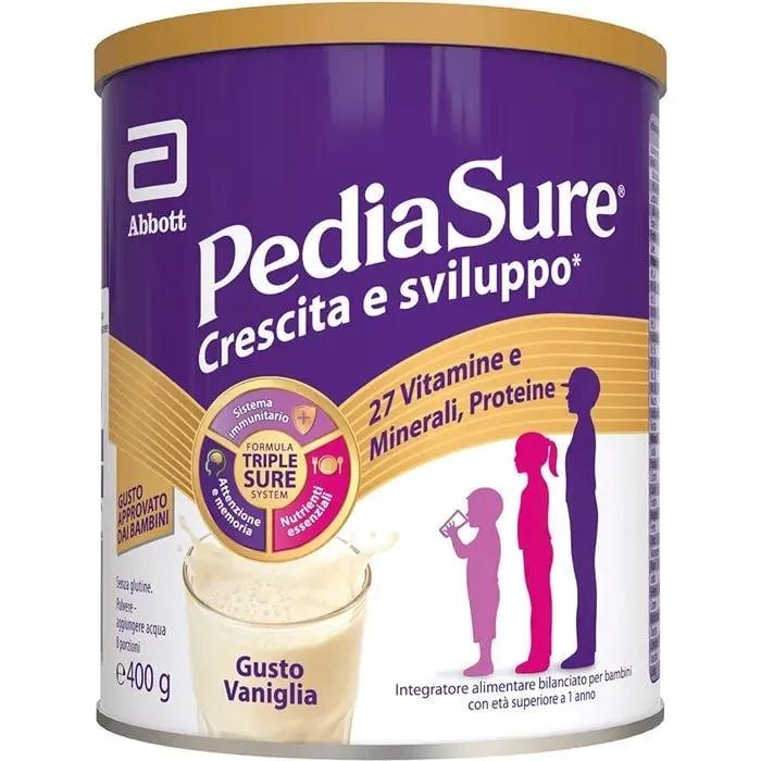 Pediasure Crescita E Sviluppo Integratore Alimentare per Bambini Vaniglia 400g